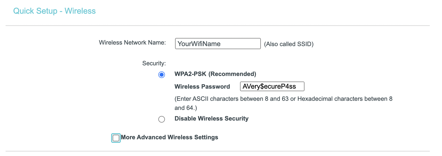 TP-Link Wifi