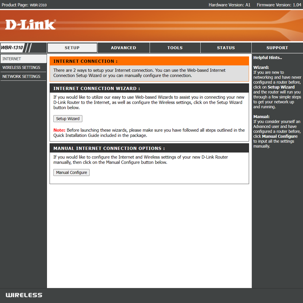 Dlink Start