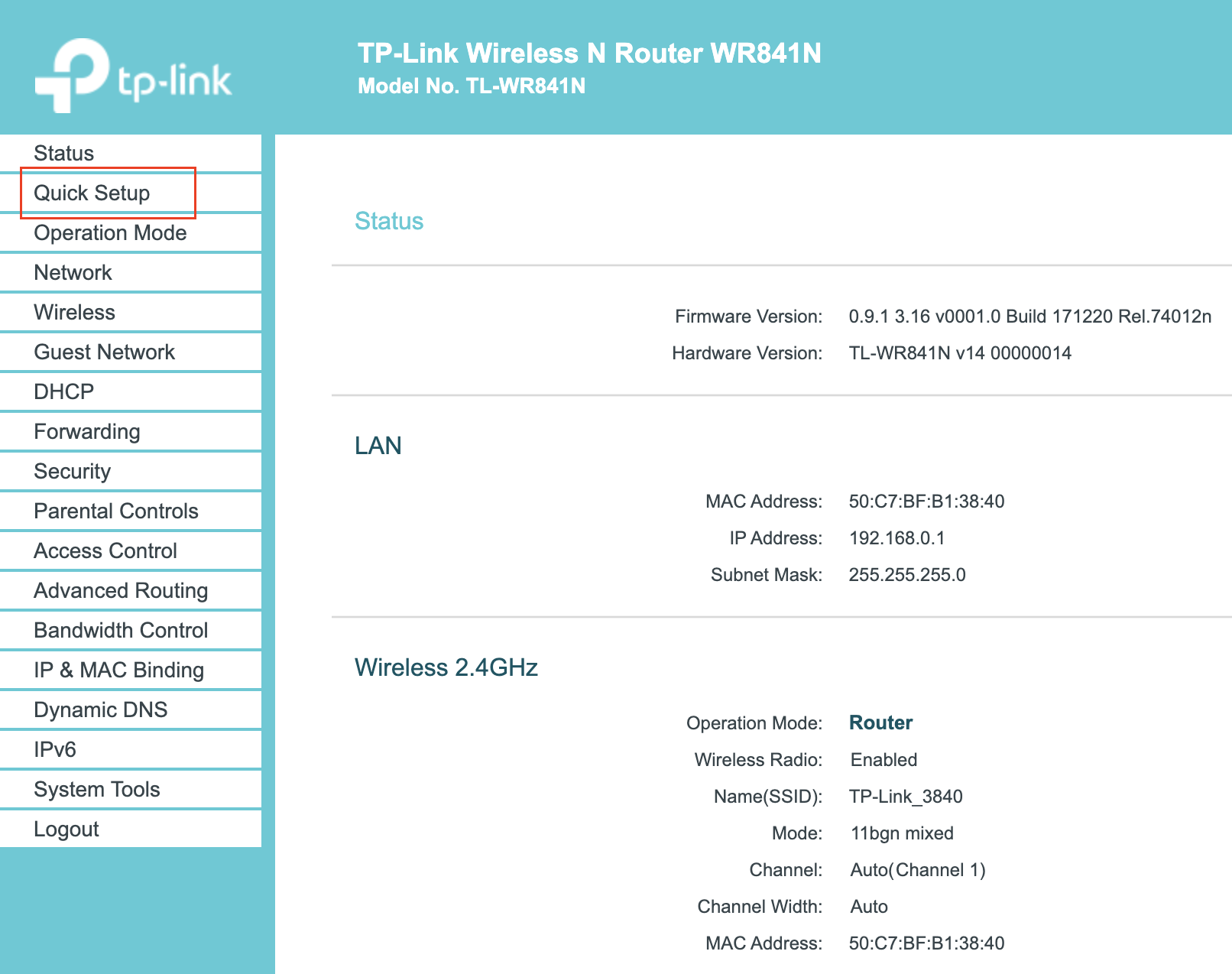 TP-Link Start